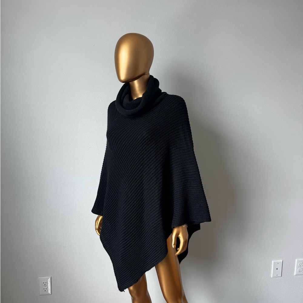 Black Cowl Neck Women's Sweater